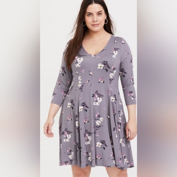 torrid Dresses & Skirts - Torrid Women's Mini Jersey Trapeze Dress Size 1X